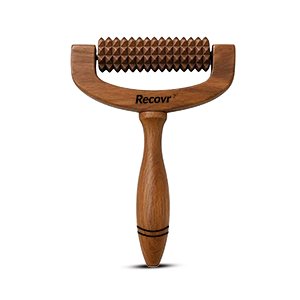 Recovr Large Wooden Body Massage Roller
